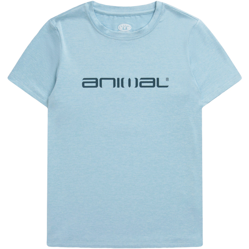 textil Mujer Camisetas manga larga Animal Latero Azul