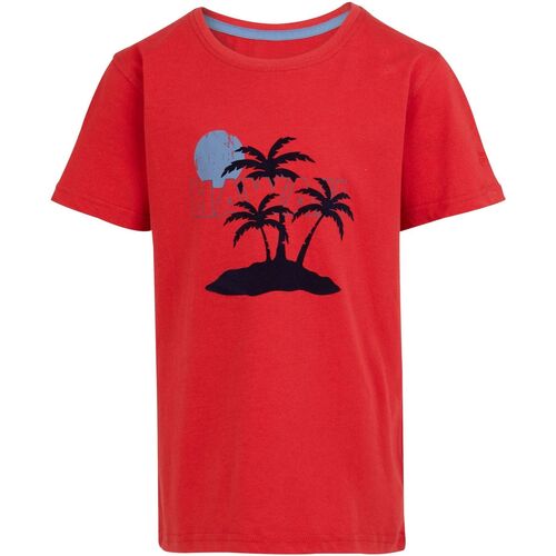 textil Niños Camisetas manga corta Regatta Hawaii Rojo