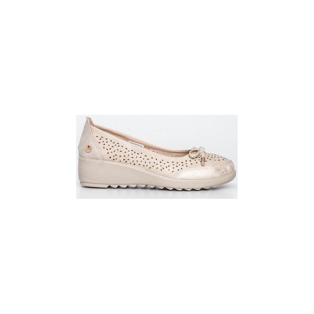 Zapatos Mujer Bailarinas-manoletinas Amarpies 24028012 Beige