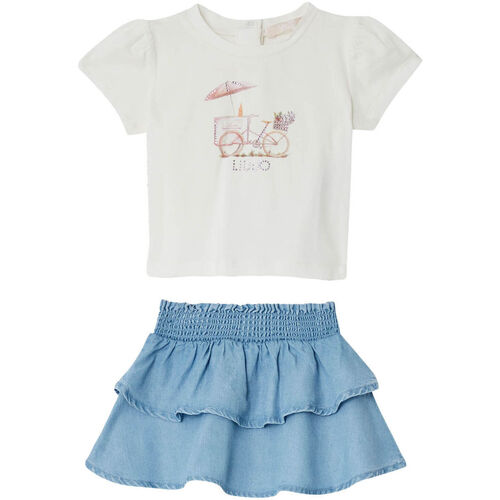 textil Niña Pantalones Liu Jo Conjunto para niña Azul