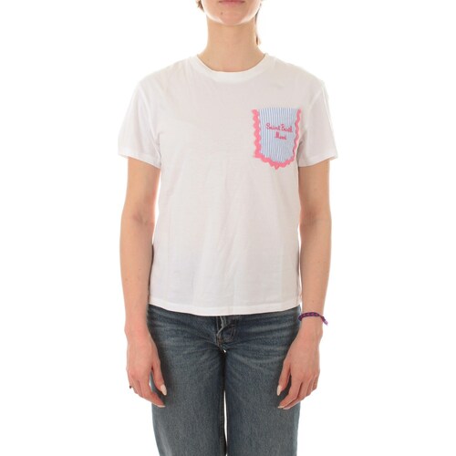 textil Mujer Camisetas manga corta Mc2 Saint Barth EMILIE P Blanco