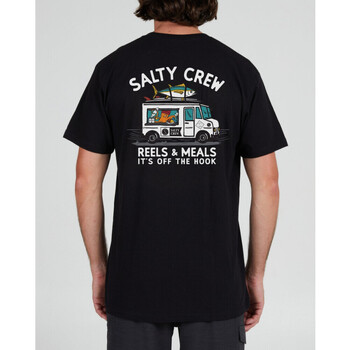 textil Hombre Tops y Camisetas Salty Crew Reels & meals premium s/s tee Negro