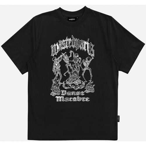 textil Hombre Tops y Camisetas Wasted T-shirt macabre Negro