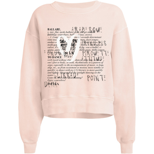 textil Mujer Sudaderas Deha Comfy Graphic Sweatshirt Rosa