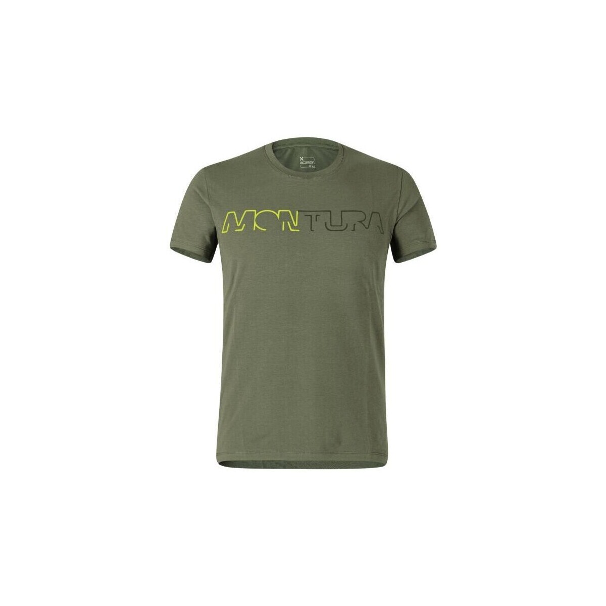 textil Hombre Camisetas manga corta Montura Camiseta Brand Hombre Verde Salvia/Verde Lime Verde