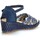 Zapatos Mujer Sandalias Pitillos 5502 Azul
