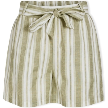 textil Mujer Shorts / Bermudas Vila Etni Shorts - Egret/Oil Green Beige