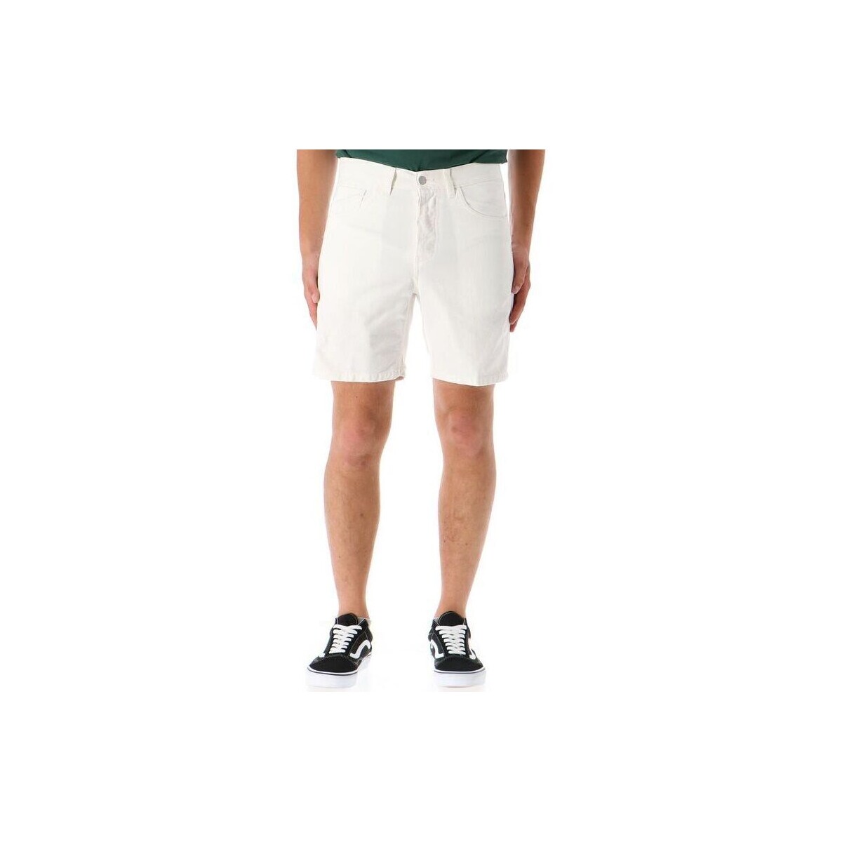 textil Shorts / Bermudas Carhartt Bermuda blanca Carhartt Newel Short Blanco