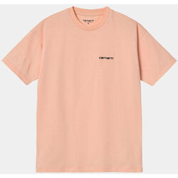 textil Camisetas manga corta Carhartt Camiseta Rosa Carhartt Embroidery Rosa