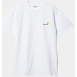 textil Camisetas manga corta Carhartt Camiseta Carhartt Blanca American Script Blanco