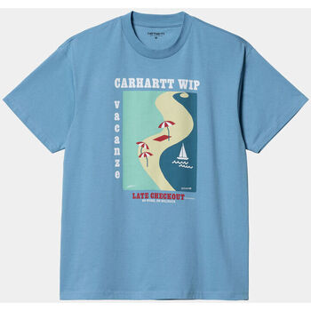 textil Camisetas manga corta Carhartt Camiseta Carhartt Azul Vacanze T-Shirt P Azul