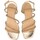 Zapatos Mujer Sandalias Wonders BT-8901 Oro
