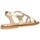 Zapatos Mujer Sandalias Wonders A-7930 Mujer Dorado Oro