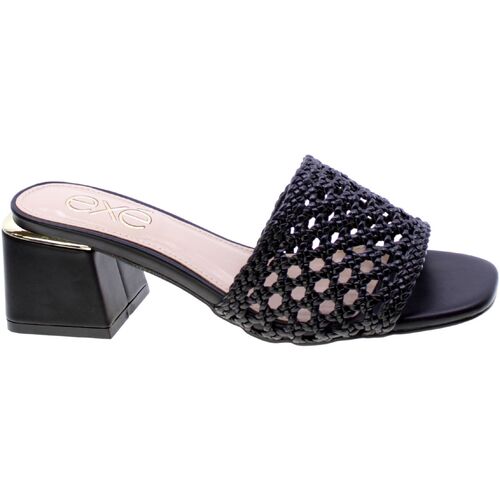 Zapatos Mujer Zuecos (Mules) Exé Shoes Mules Donna Nero Carmen-346 Negro