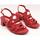 Zapatos Mujer Sandalias 24 Hrs 26046 Relax Cherry Rojo