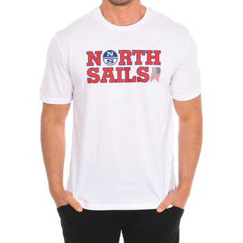 textil Hombre Camisetas manga corta North Sails 9024110-101 Blanco