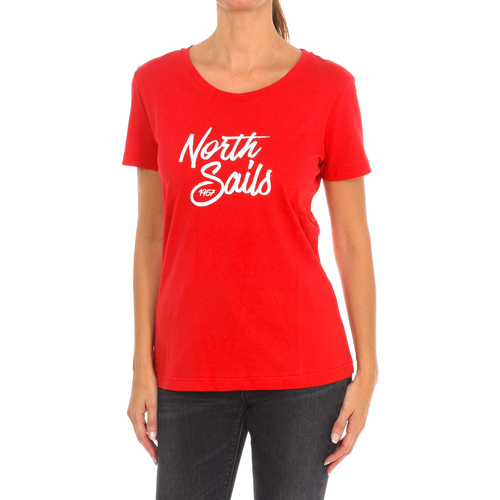 textil Mujer Camisetas manga corta North Sails 9024300-230 Rojo
