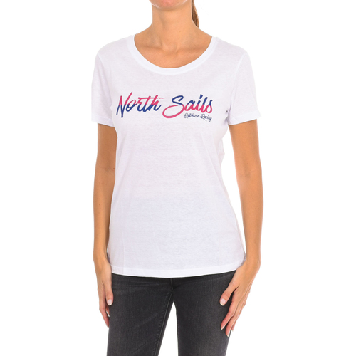 textil Mujer Camisetas manga corta North Sails 9024310-101 Blanco