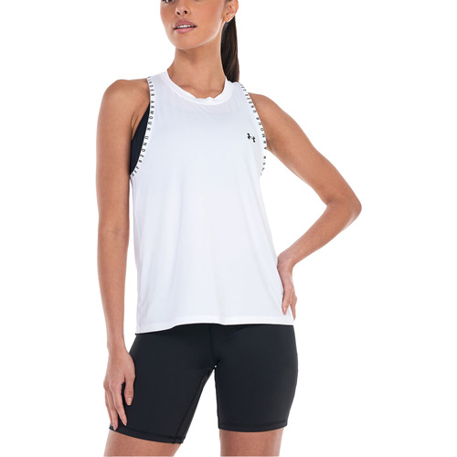 textil Mujer Camisetas sin mangas Under Armour Knockout Novelty Tank Blanco