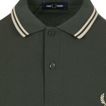 Fred Perry Fp Twin Tipped Fred Perry Shirt Verde