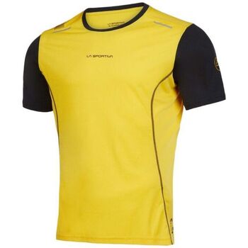 textil Hombre Camisetas manga corta La Sportiva Camiseta Tracer Hombre Yellow/Black Amarillo