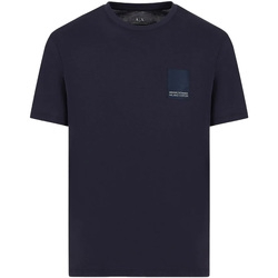 textil Hombre Tops y Camisetas EAX T-Shirt Azul