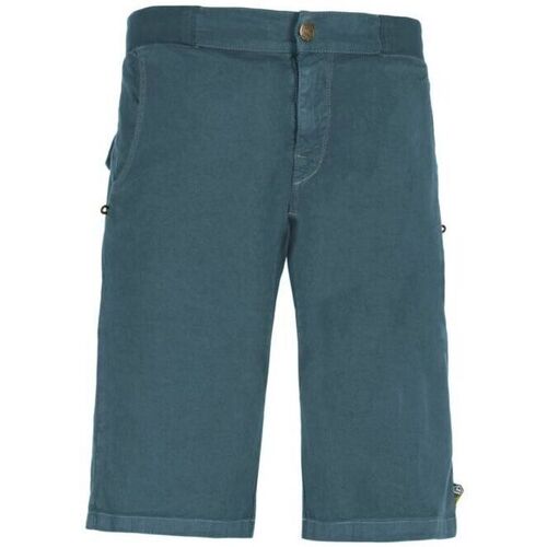 textil Hombre Shorts / Bermudas E9 Pantalones cortos Kroc Flax Hombre Blue Ceuse Azul