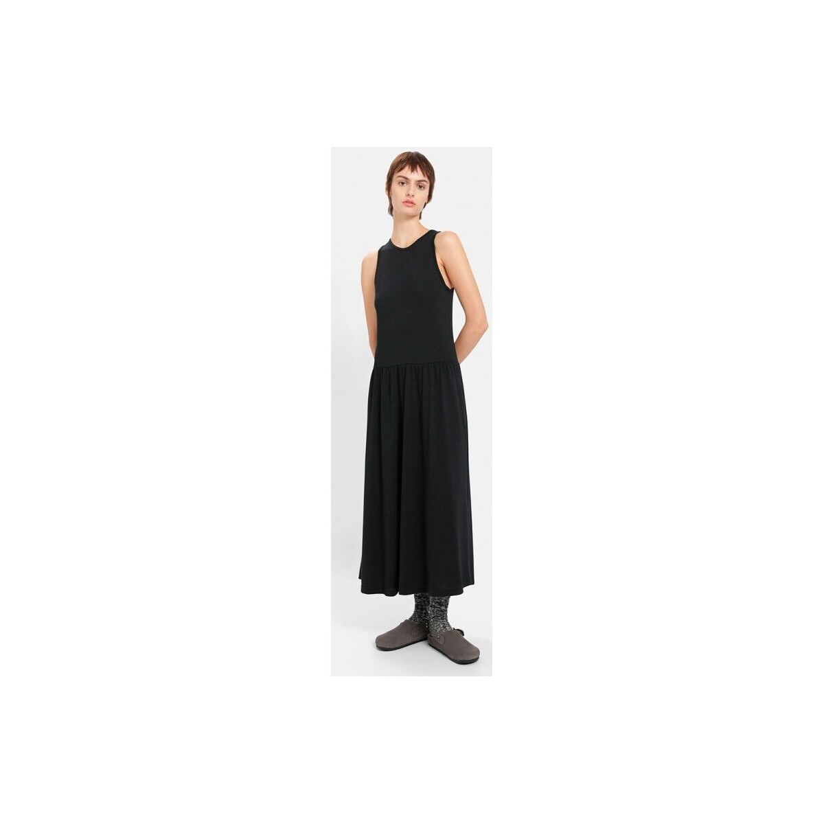 textil Mujer Vestidos Loreak Mendian Loreak Deslaika Dress Black Multicolor