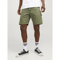 textil Hombre Shorts / Bermudas Jack & Jones 12252814 CARPENTER SHORT-DEEP LICHEN GREEN Verde