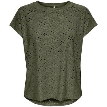 textil Mujer Tops y Camisetas Only 15231005 SMILLA-KALAMATA Verde