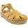 Zapatos Mujer Sandalias On Foot SANDALIA  CYNARA 241 PIEL MOSTAZA Amarillo