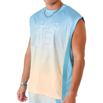 textil Hombre Camisetas sin mangas Project X Paris  Azul
