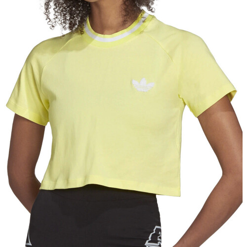 textil Mujer Camisetas sin mangas adidas Originals  Amarillo