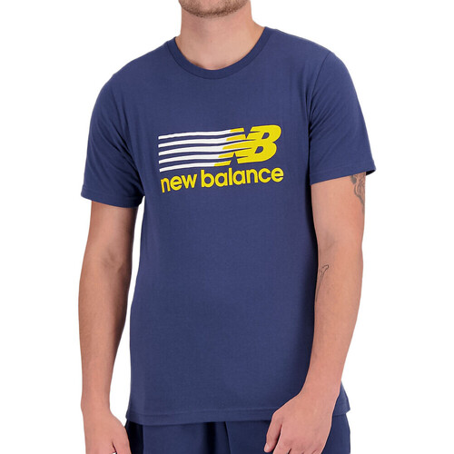 textil Hombre Tops y Camisetas New Balance  Azul