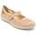 Zapatos Mujer Bailarinas-manoletinas Suave 3632 Beige