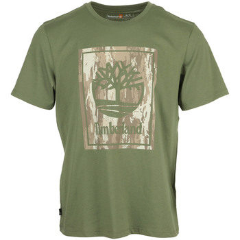 textil Hombre Camisetas manga corta Timberland Camo Short Sleeve Tee Verde