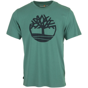 textil Hombre Camisetas manga corta Timberland Tree Logo Short Sleeve Verde