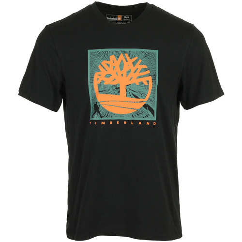 textil Hombre Camisetas manga corta Timberland Tree Logo Short Sleeve Negro