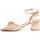 Zapatos Mujer Sandalias Leindia 88459 Oro