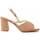 Zapatos Mujer Sandalias Leindia 88465 Marrón