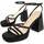 Zapatos Mujer Sandalias Leindia 88512 Negro