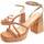 Zapatos Mujer Sandalias Leindia 88513 Marrón