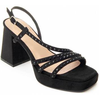 Zapatos Mujer Sandalias Leindia 88514 Negro