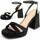 Zapatos Mujer Sandalias Leindia 88516 Negro