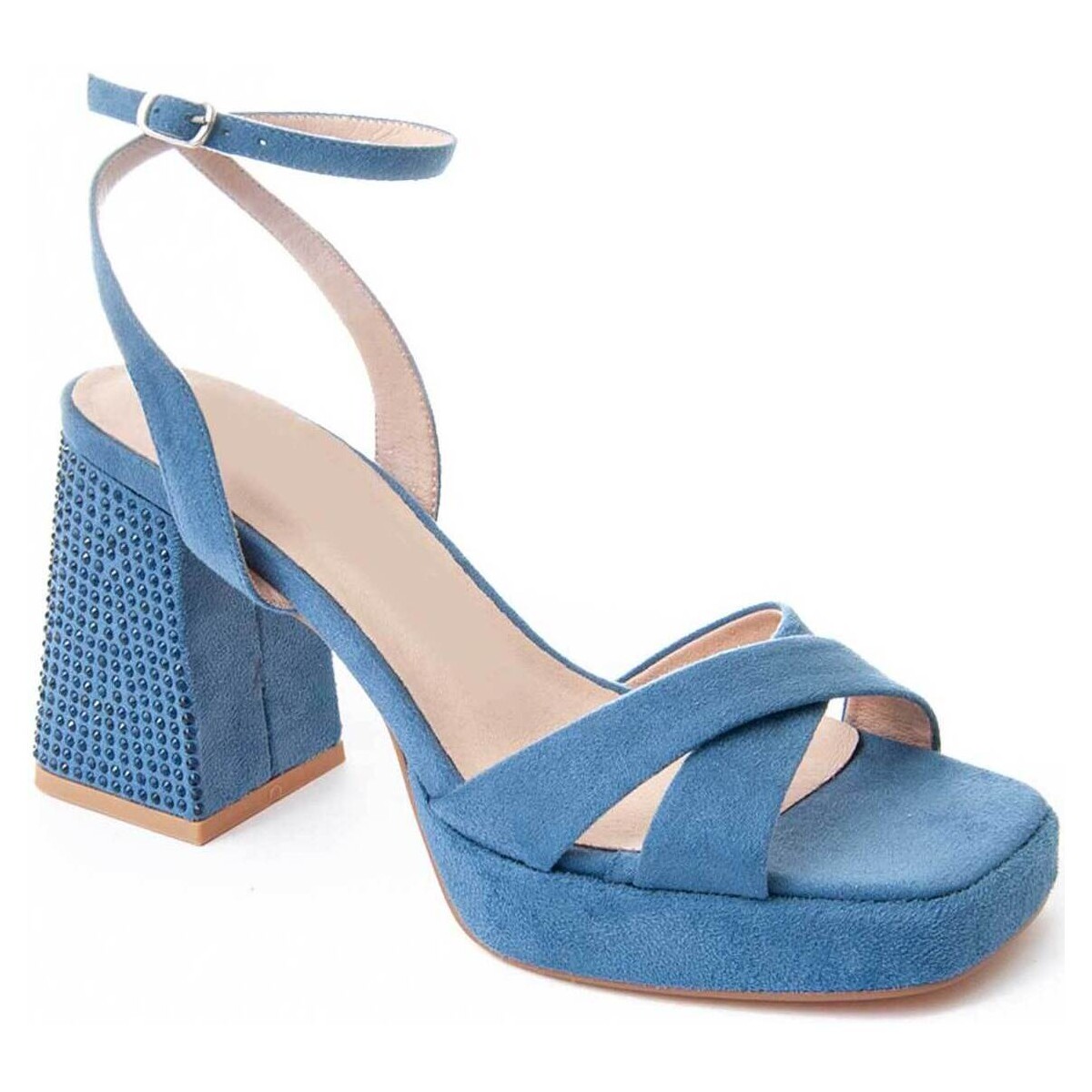 Zapatos Mujer Sandalias Leindia 88518 Azul