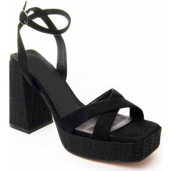 Zapatos Mujer Sandalias Leindia 88527 Negro