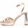 Zapatos Mujer Sandalias Leindia 88529 Oro