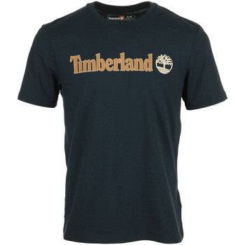 Timberland Linear Logo Short Sleeve Azul