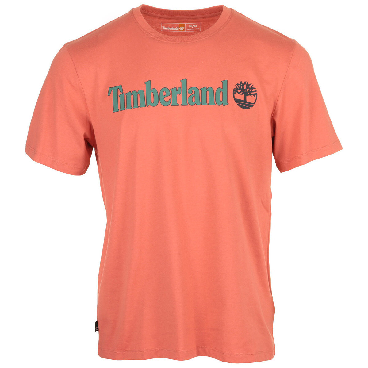 textil Hombre Camisetas manga corta Timberland Linear Logo Short Sleeve Naranja