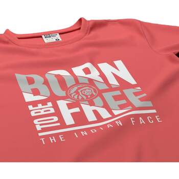 The Indian Face Born to be Free Rojo